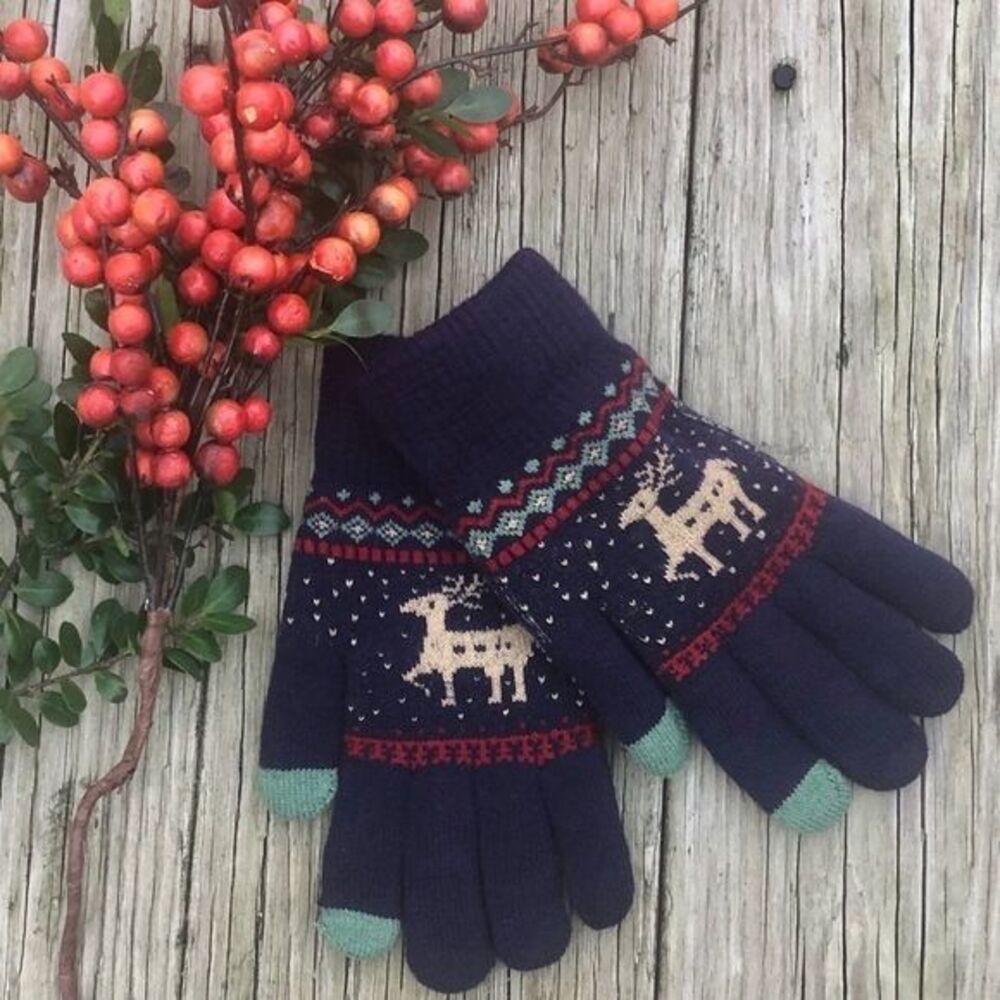 Winter Reindeer gloves